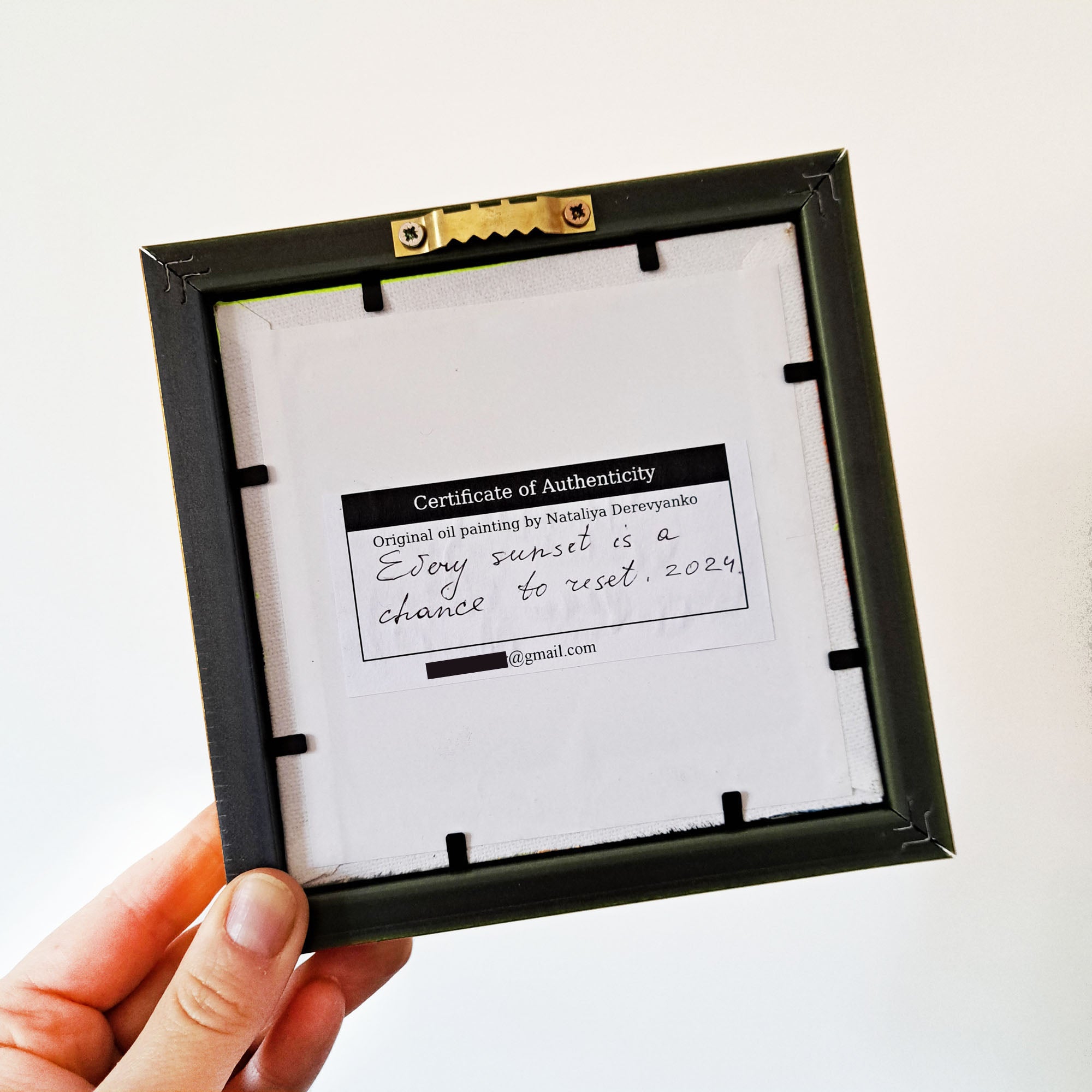 Fruit berry art original oil painting 4x4