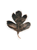 Brooch Copper Natural hawthorn leaf brooср — Unique Boho-Style Handmade Jewelry gift for best friend