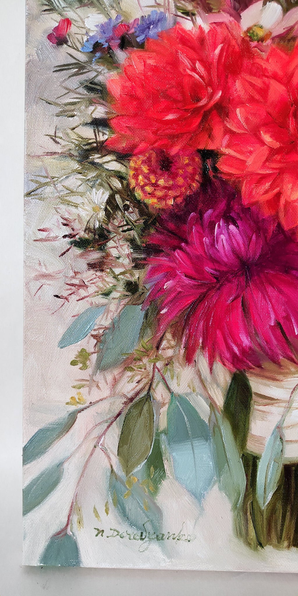Custom Wedding Bouquet Painting from Photo
