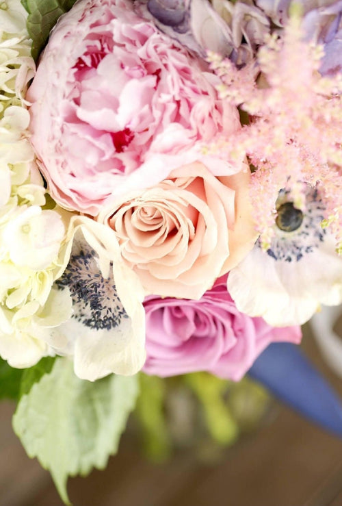 Bridal bouquet painting from photo