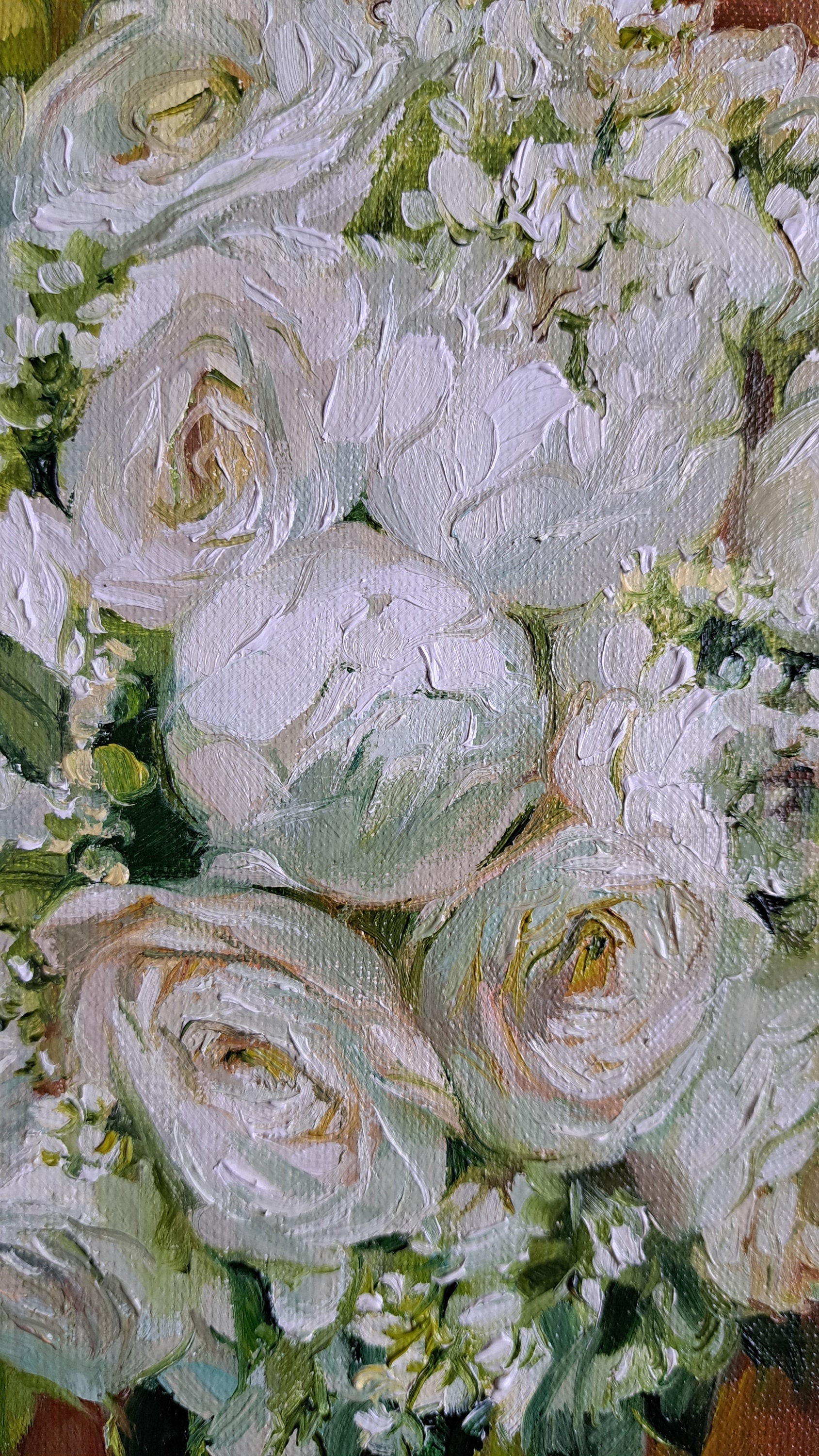 Custom Bridal Bouquet Painting from Photo